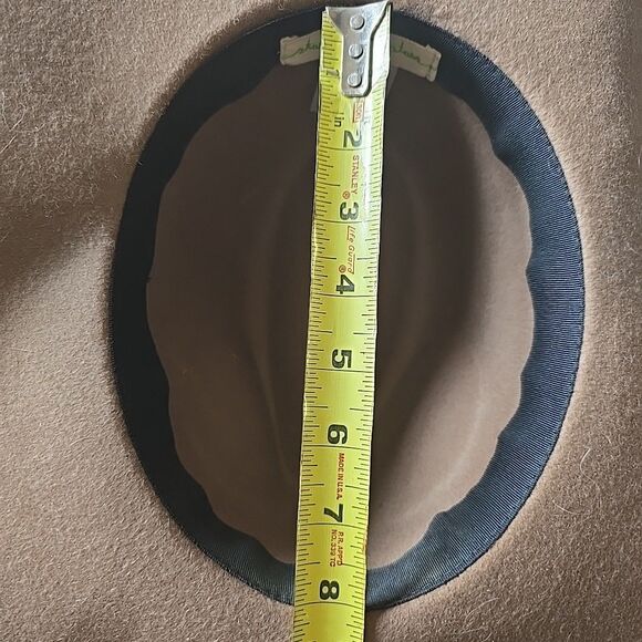 100% Wool Western Hat Anthropologie Staring At Stars Brown Womens Fedora Hiking - Picture 6 of 7